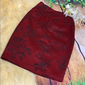 Women Red and Black Skirt Size Small